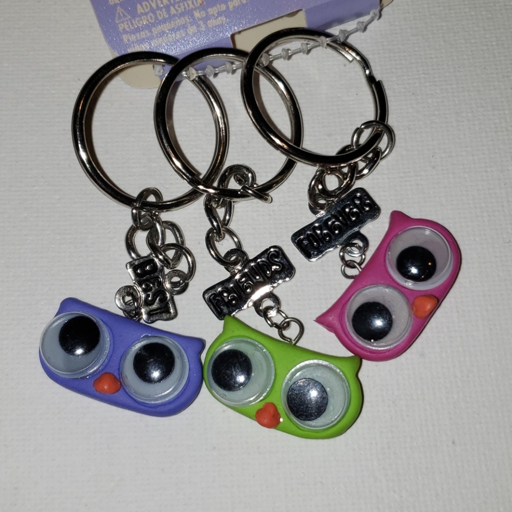 Claire's best friend keychains
